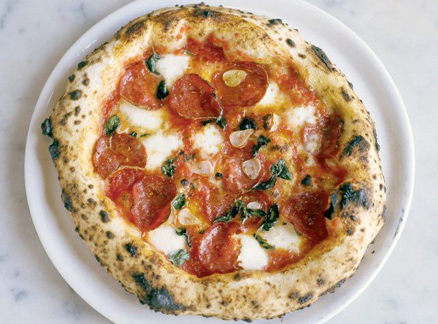 (Photo via Motorino's website)Motorino: With its long history of Italian residents, there's been good pizza in Williamsburg for a long time, but the introduction of Motorino in 2008 was a game changer. Belgian-born chef Mathieu Palombino's Neapolitan pies are regularly hailed as some of the best in the worldâand with good reason. They boast a light, chewy dough with just the right amount of crunch, exquisitely sourced toppings and next to no pretension. Plus, the non-pizza fareâthink meatballs and saladsâare just as good as the pizza. And while the tiny Manhattan outpost is a constant zoo, in the past year the Brooklyn original has calmed into a surprisingly accessible pizza mecca. (Garth Johnston)319 Graham Ave, Brooklyn // (718) 599-8899